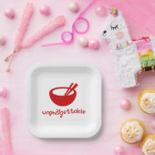 Niet-ở gettable papieren bordje (Feest)