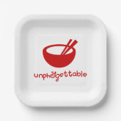 Niet-ở gettable papieren bordje (Voorkant)