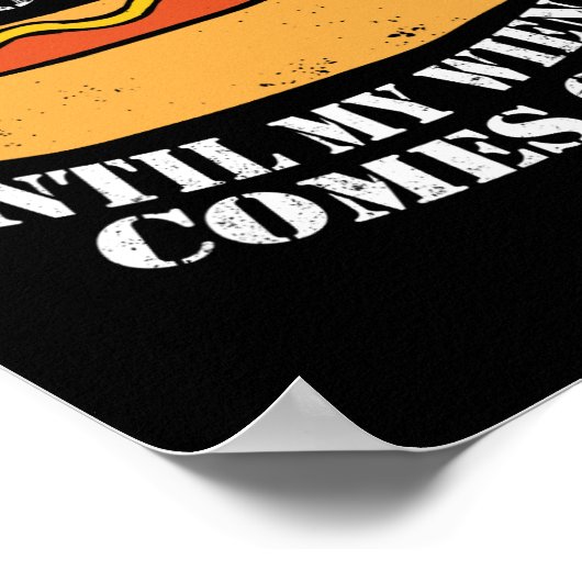 Niet 4 juli tot mijn worstje uit komt poster (Hoek)