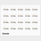 Niet 50 $ 49.95 Plus belasting Ronde Sticker (Vel)