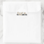 Niet 50 $ 49.95 Plus belasting Ronde Sticker (Tas)