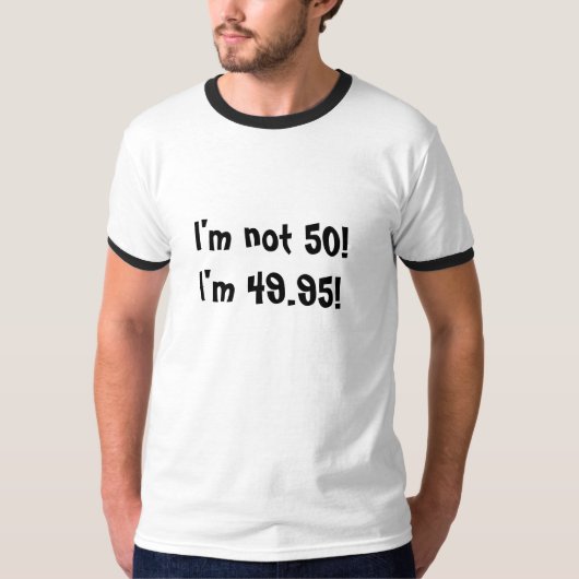 Niet 50 t-shirt (Voorkant)
