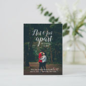 Niet 6 meter uit elkaar | Nieuwe trouwdatum | kall Briefkaart (Staand voorkant)