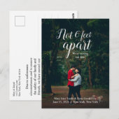 Niet 6 meter uit elkaar | Nieuwe trouwdatum | kall Briefkaart (Voorkant / Achterkant)