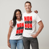 Niet-à-l-INTOXICATIEMIDDELATIQUE NON-MACRON T-shir T-shirt (Unisex)