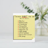 Niet aanbieden briefkaart (Staand voorkant)