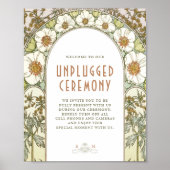 Niet-aangesloten ceremonieschema  Art Nouveau Poster (Voorkant)