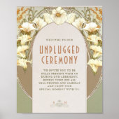 Niet-aangesloten ceremonieschema  Art Nouveau Poster (Voorkant)