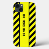 NIET AANRAKEN - HEET Case-Mate iPhone CASE (Achterkant)