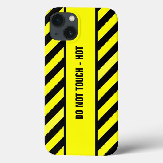 NIET AANRAKEN - HEET Case-Mate iPhone CASE (Achterkant)