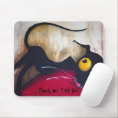 Niet aanraken - Muismat! Muismat (Met muis)