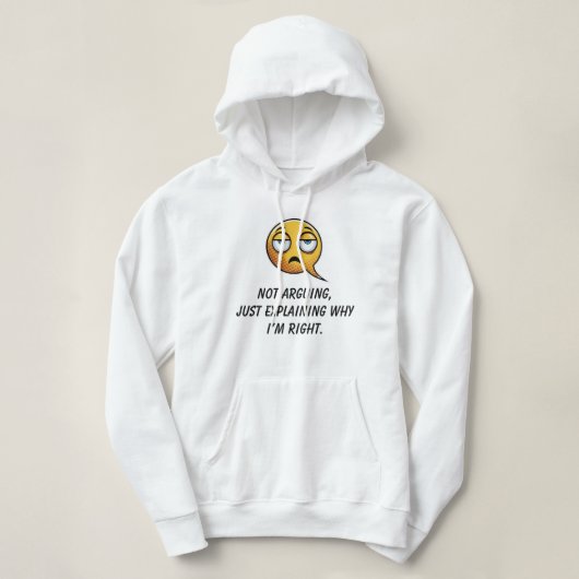 Niet aanvoeren hoodie (Design voorkant)