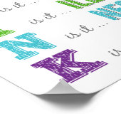 Niet achter de schermanticyber Bully P Poster (Hoek)