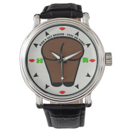 Niet achterblijven - Blijf op tijd (monogram) _A Horloge