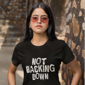 NIET ACHTERUITGAAN T-SHIRT