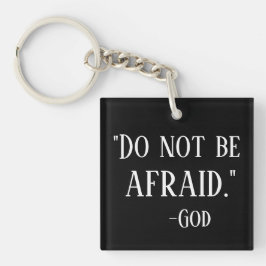 NIET AFBRENGEN VAN AFRAID-prijsopgave Afdrukappara Sleutelhanger