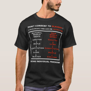 Niet akkoord (donker) t-shirt