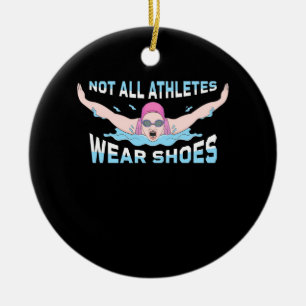 Niet alle atleten Draag schoenen Keramisch Ornament