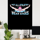 Niet alle atleten Draag schoenen Poster (Thuiskantoor)