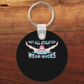 Niet alle atleten Draag schoenen Sleutelhanger (Voorkant)