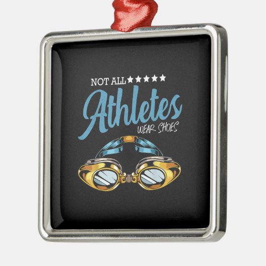 Niet alle atleten Draag schokdemper Metalen Ornament (Links)
