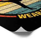 niet alle atleten Draag schokken in Karat Poster (Hoek)