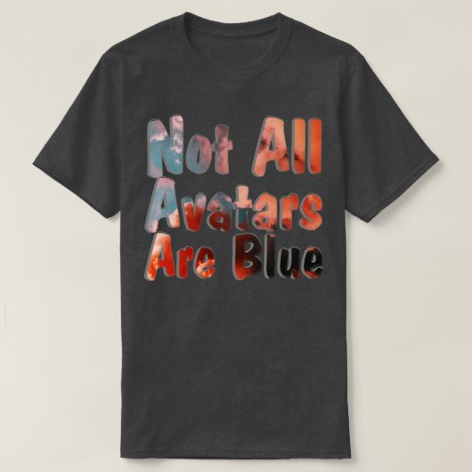 Niet alle avatars zijn blauw t-shirt (Design voorkant)