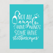 Niet alle Engelen hebben vleugels... sommige hebbe Briefkaart (Voorkant)