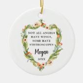 Niet alle Engelen hebben vleugels... sommige hebbe Keramisch Ornament (Voorkant)