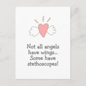 Niet alle engelen hebben vleugels, sommige hebben  briefkaart (Voorkant)