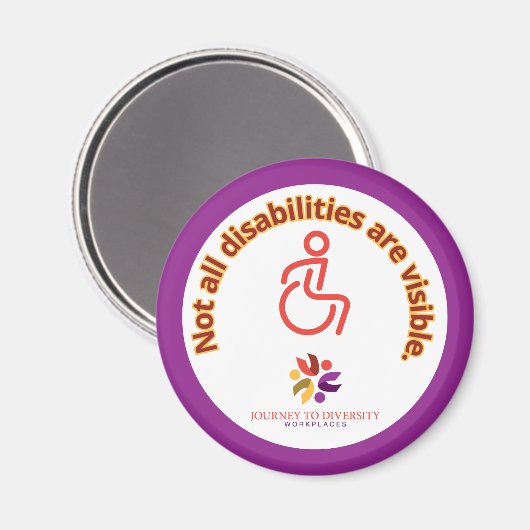 Niet alle handicaps magneet (Voorkant / Achterkant)