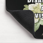 Niet alle handicaps zijn zichtbaar fibromyalgie muismat (Hoek)