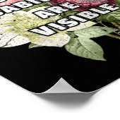 Niet alle handicaps zijn zichtbaar fibromyalgie poster (Hoek)