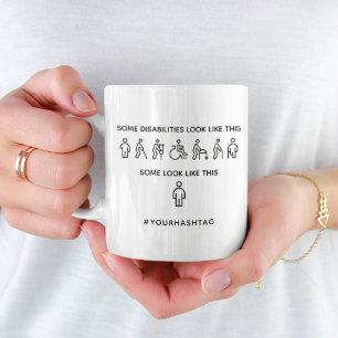 Niet alle handicaps zijn zichtbaar koffiemok