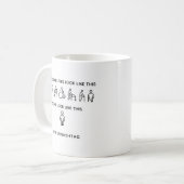 Niet alle handicaps zijn zichtbaar koffiemok (Voorkant links)