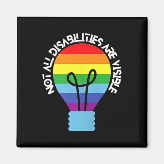 Niet alle handicaps zijn zichtbaar magneet (Voorkant)