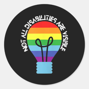 Niet alle handicaps zijn zichtbaar ronde sticker
