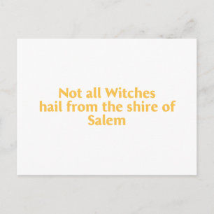 Niet alle heksen briefkaart