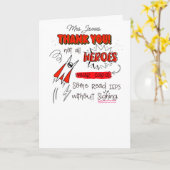 Niet alle Helden Draag Capes SENCO SEN docent Kaart (Gele Bloem)