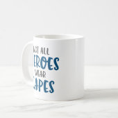 Niet alle helden Draag kapen. Koffiemok (Voorkant links)