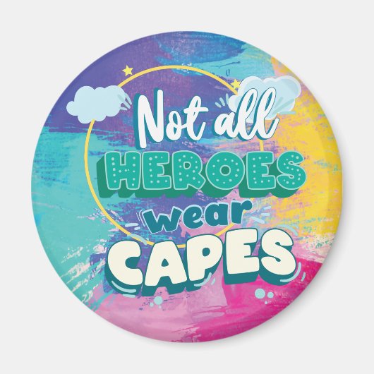 Niet alle helden draag kapen. magneet (Voorkant)