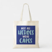 Niet alle helden Draag kapen. Tote bag (Achterkant)