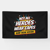 Niet alle Heroes Draag de waardering van de verple Spandoek (Horizontaal)