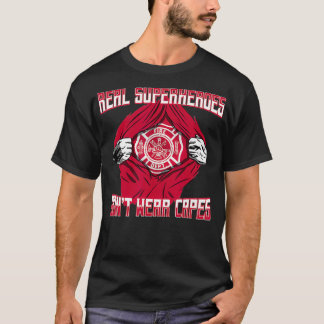 Niet alle Heros Draag Capes First Responders voor T-shirt