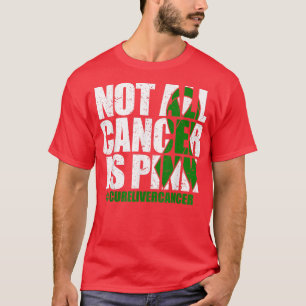 Niet alle kankersoorten zijn roze groene longembol t-shirt