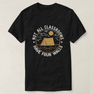 Niet alle klaslokalen hebben vier muren Homeschool T-shirt