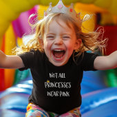 Niet alle prinsessen Draag Roze Kinder Shirts