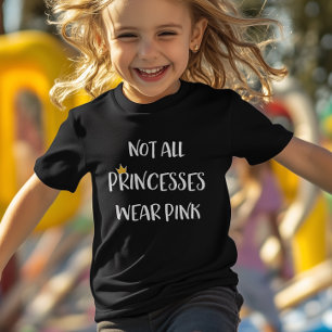 Niet alle prinsessen Draag Roze Kinder Shirts