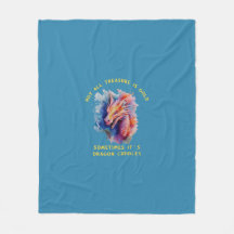 Niet alle schat is gouden draak knuffels deken