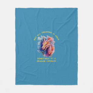 Niet alle schat is gouden draak knuffels deken